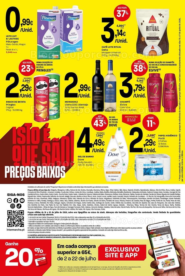 Antevisão Folheto INTERMARCHÉ Contact Promoções de 16 a 22 julho